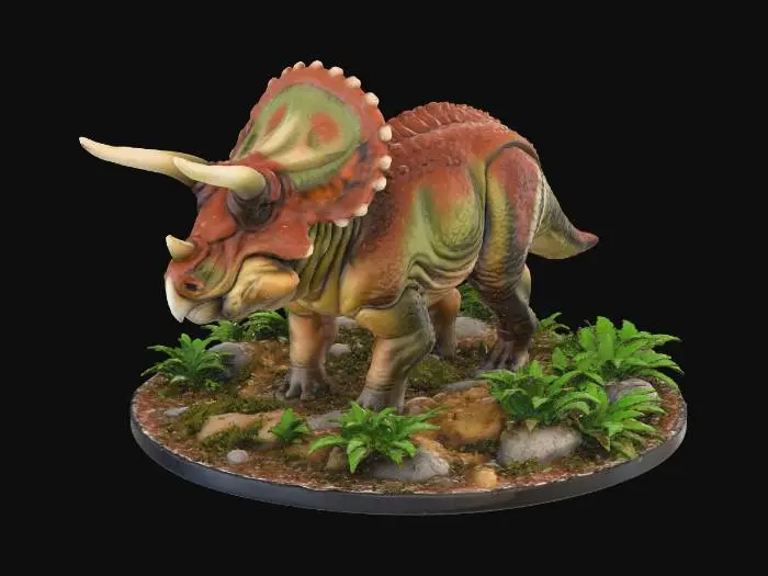 3D model for Triceratops Model