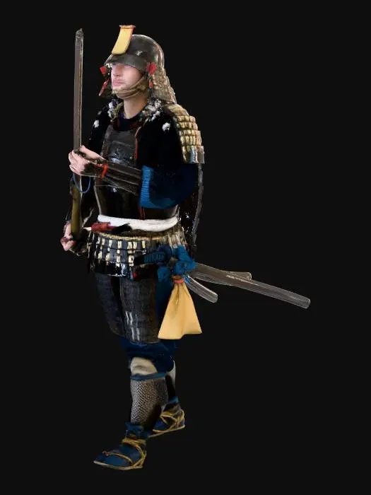 3D model for Samurai Warrior
