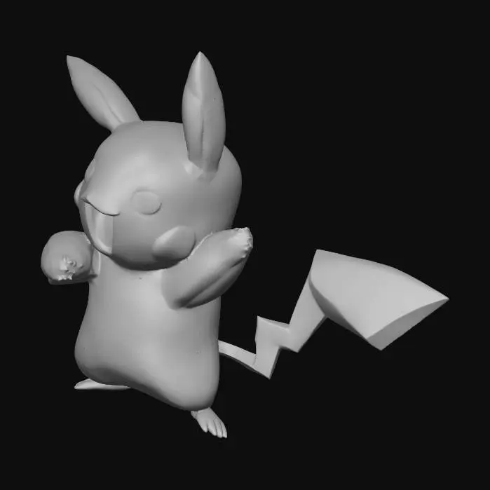 3D model for Pikachu Joyful Pose