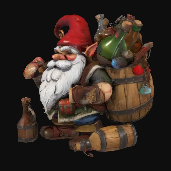 3D model for Gnome Potion Peddler