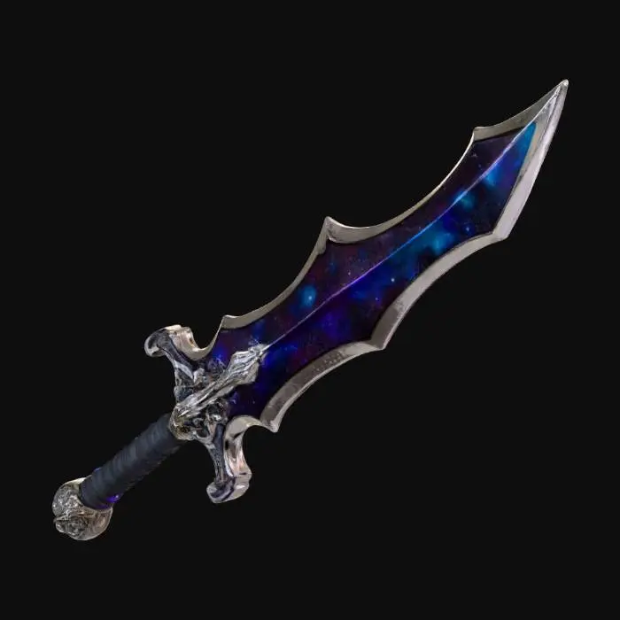 3D model for Galaxy two-hand Sword