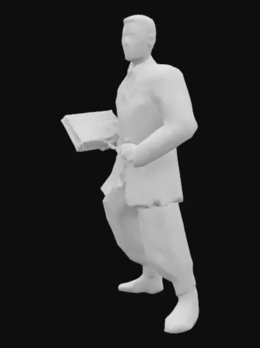 3D model for The Scholar