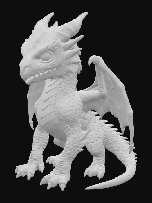 3D model for Fiery Hatchling