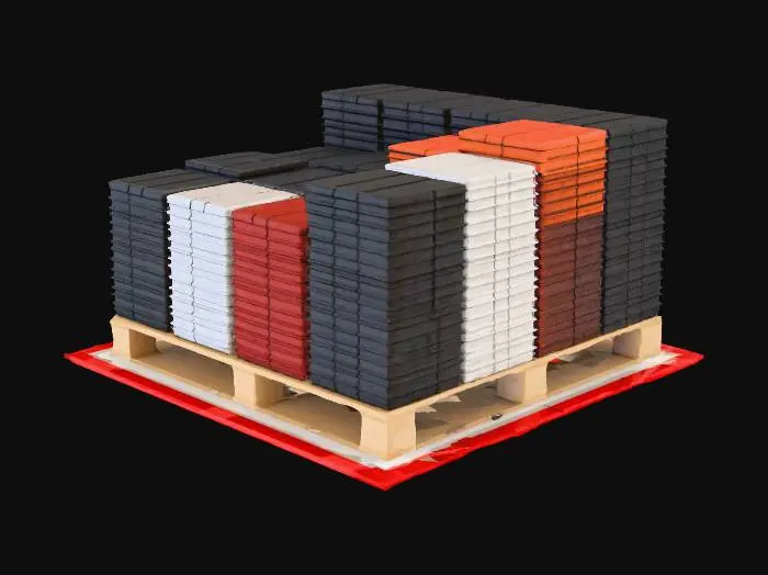 3D model for Stacked Pallet Tiles