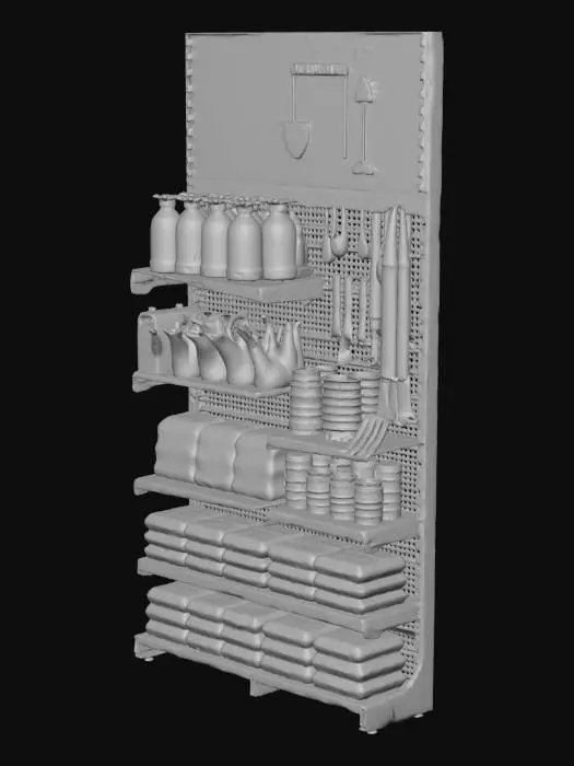 3D model for Garden Supply Display