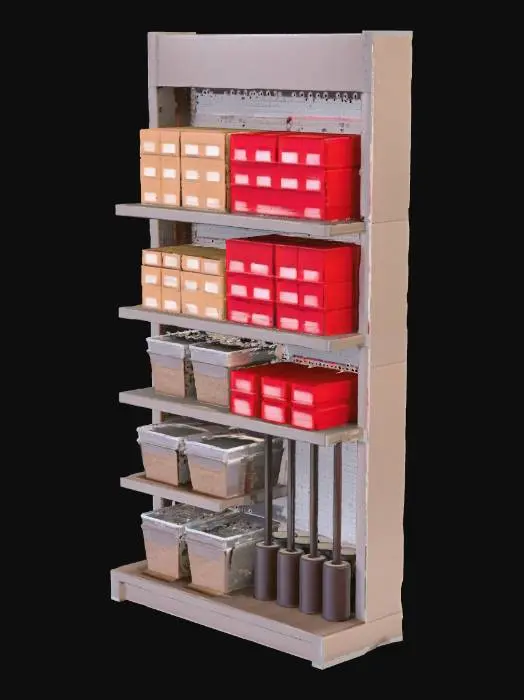 3D model for Organized Storage Shelf