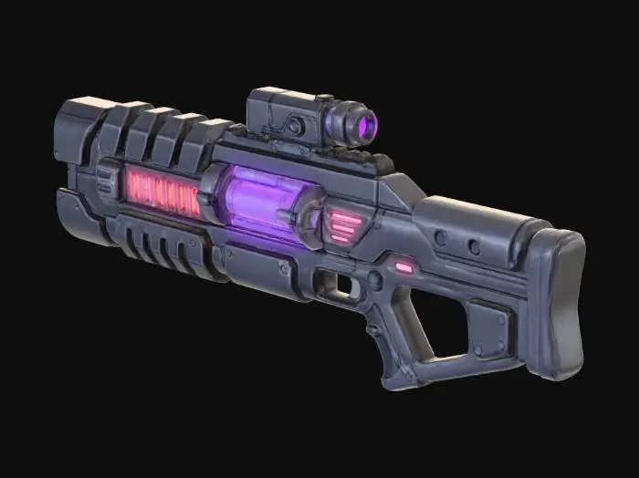3D model for Neon Blaster