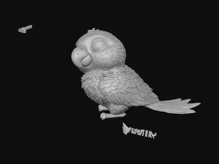 3D model for Parrot Pose