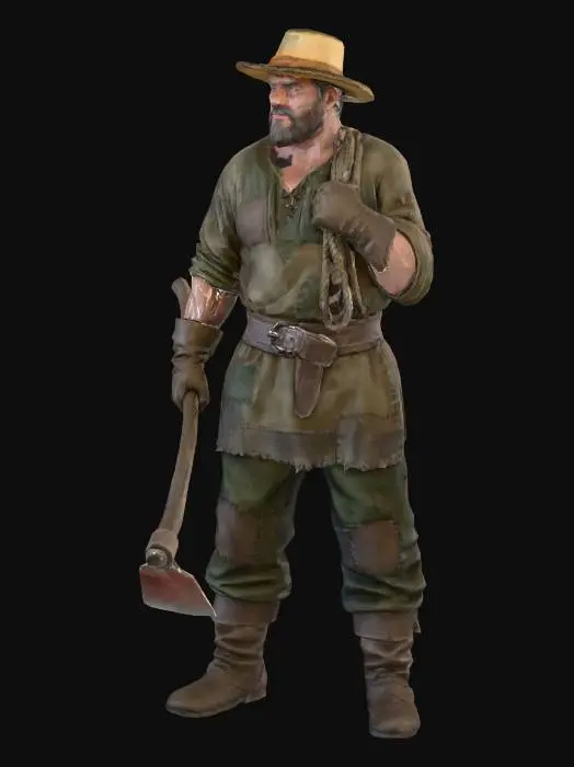 3D model for Patchwork Woodsman