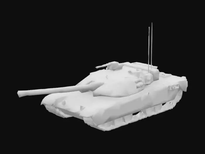 3D model for m1 abrams tank