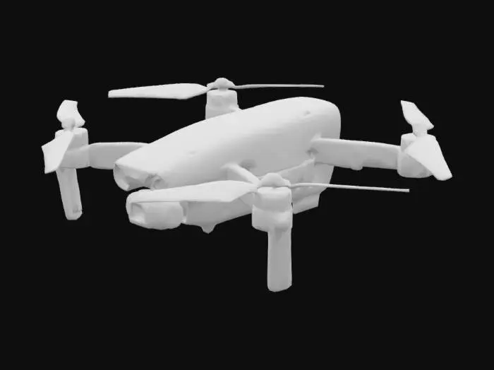 3D model for FPV Ukraine bomb drone, realistic high quality 
