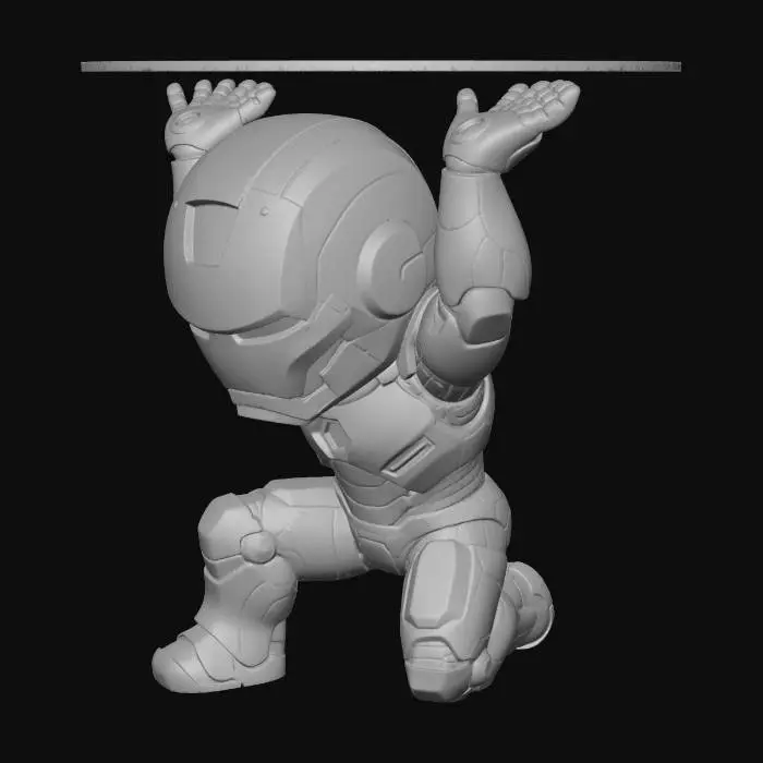 3D model for Iron man Table
