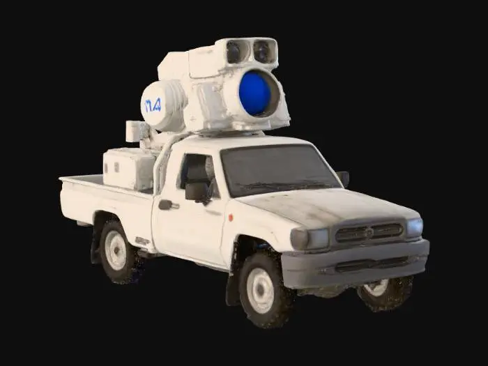 3D model for Truck with Laser