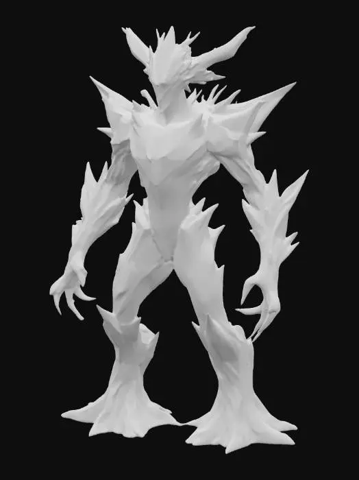 3D model for Crystal Guardian, #PBR#