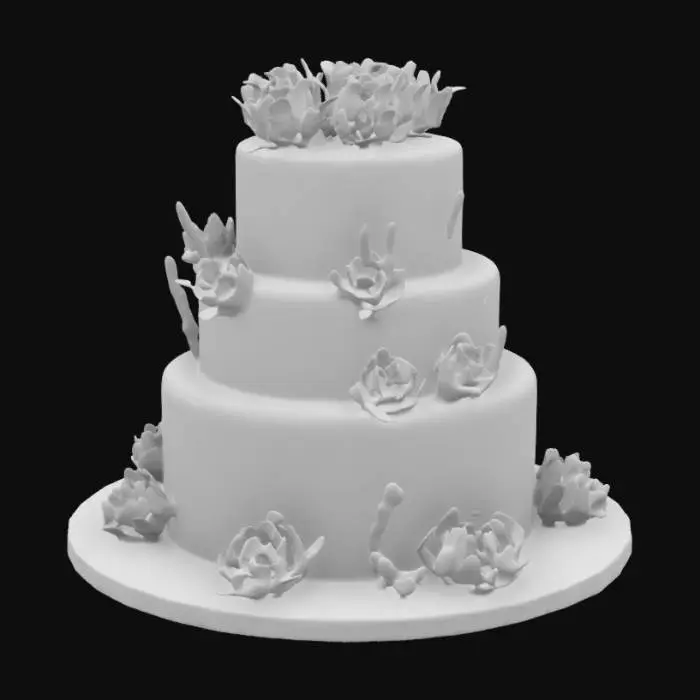 3D model for Timeless Elegance Cake