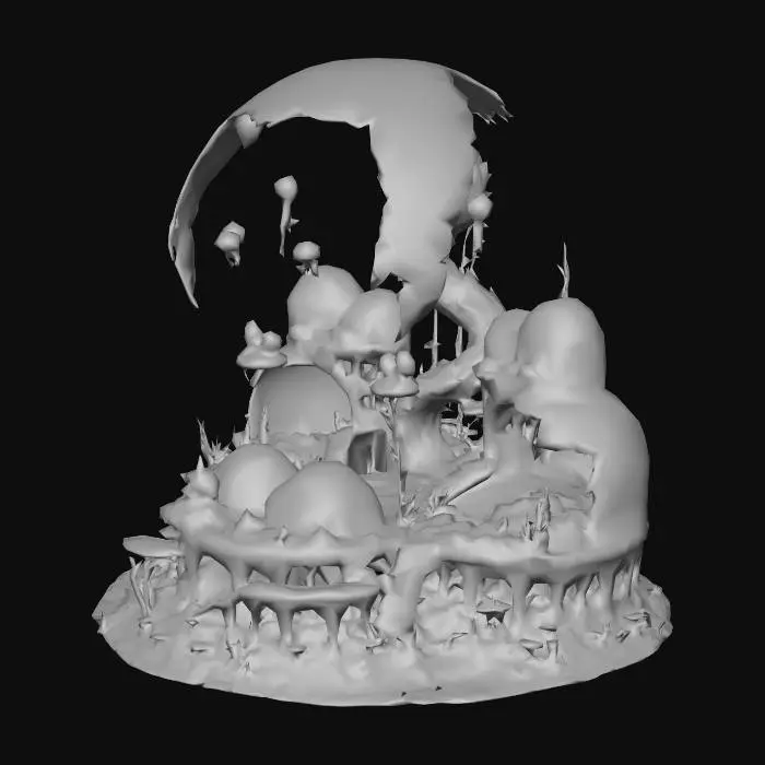 3D model for #thanksgiving#,Aquatic Enchantment