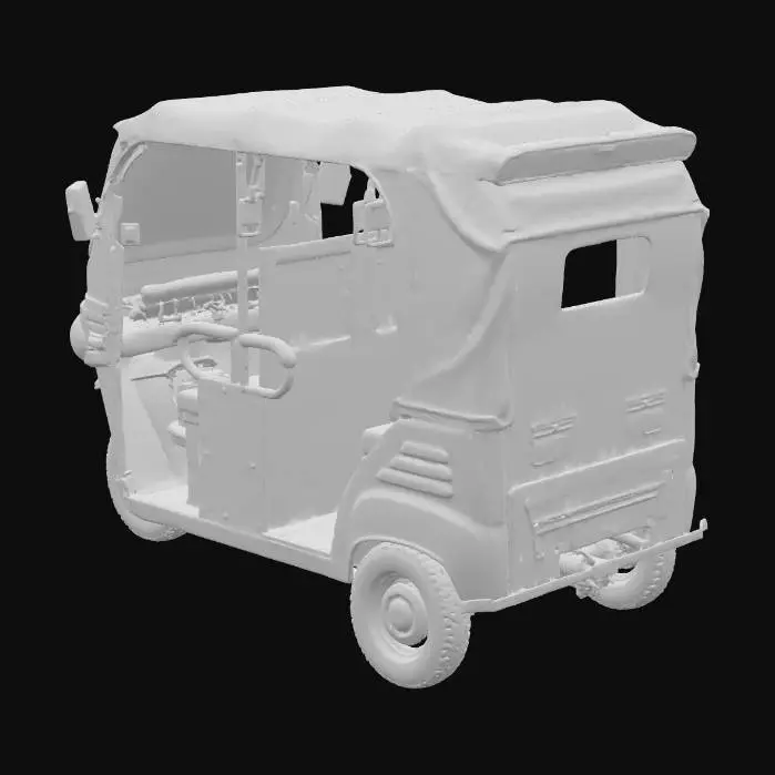 3D model for Colorful Tuk-Tuk