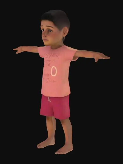 3D model for Joyful Pose