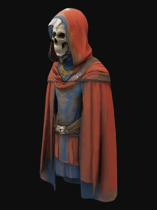 3D model for full body skull with prince of Persia avatar
