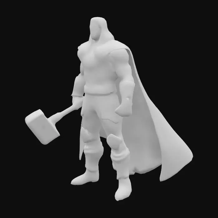 3D model for thor full body