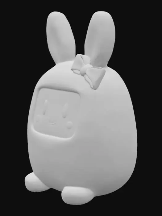 3D model for Cuddle Bunny Lamp