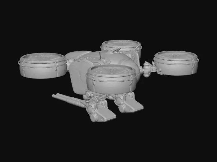 3D model for Wasp Arc Raider 4 reactors