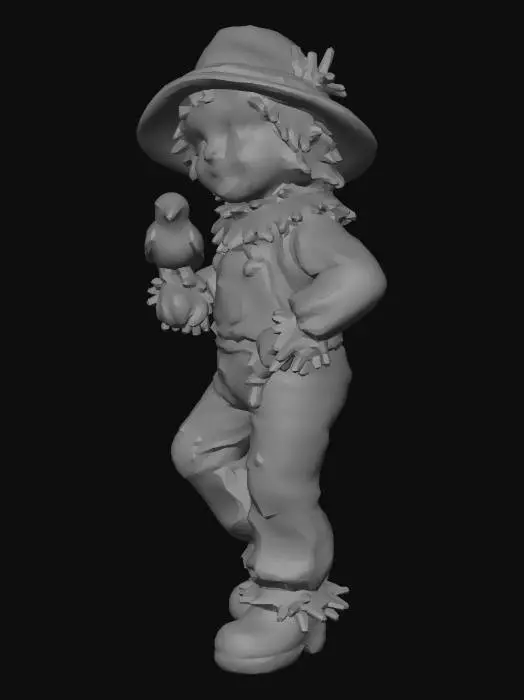 3D model for Patchwork Scarecrow Kid