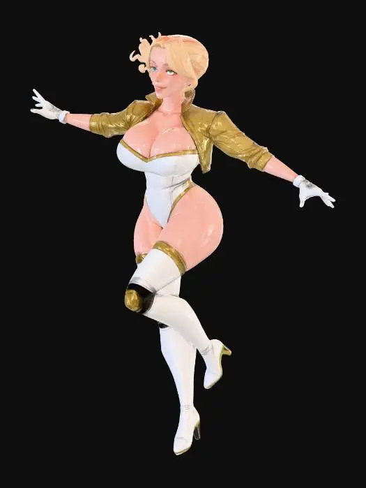 3D model for Skyward Heroine