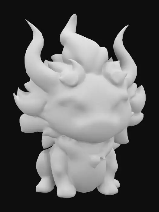 3D model for Baby Mythical Dragon
