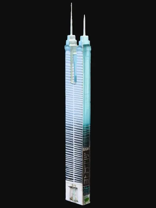 3D model for Shenzhen Sky Tower