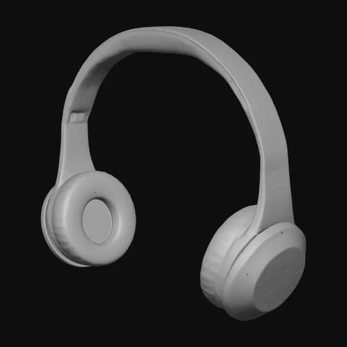 3D model for Blue JBL Live Headphones