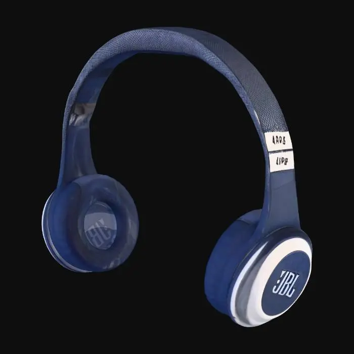 3D model for Blue JBL Live Headphones