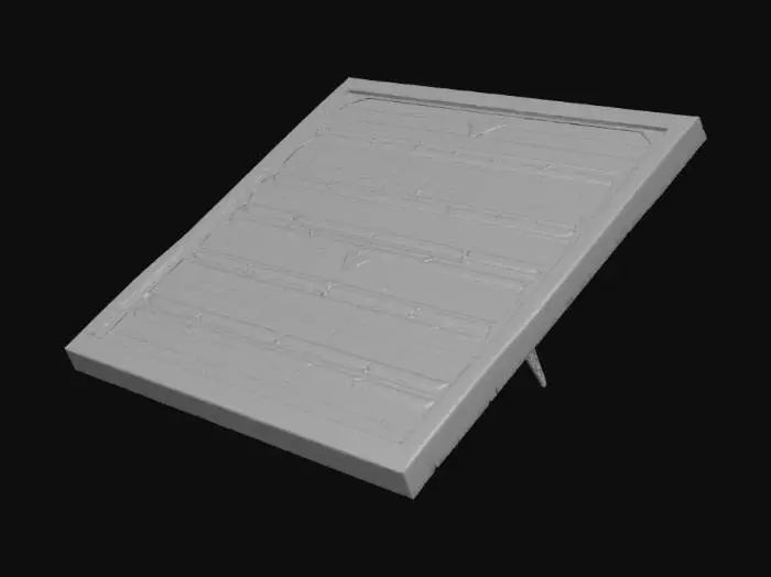 3D model for buat lah panel surya untuk rumah lengkap dengan tekstur dan warna nya