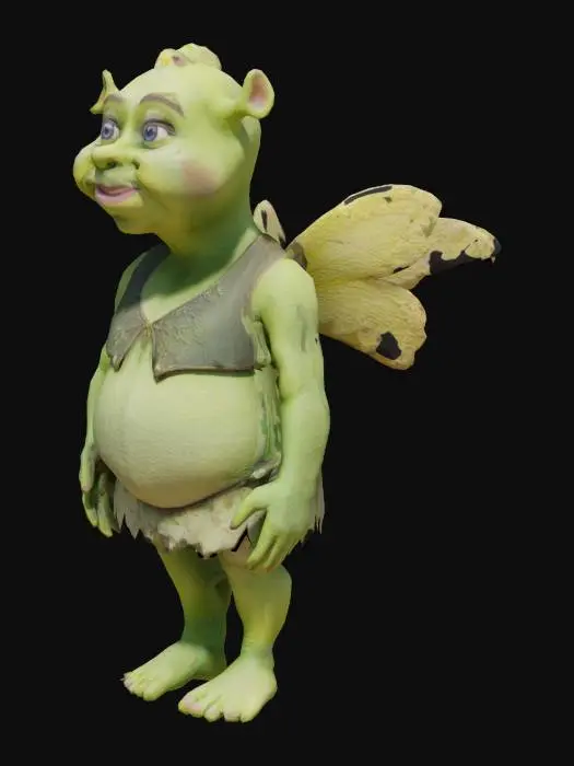 3D model for ethereal fairy shrek 