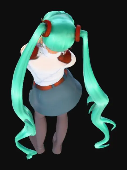 3D model for Miku