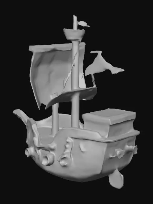 3D model for Pirate Galleon