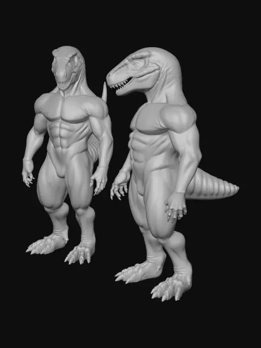 3D model for Dino Duo