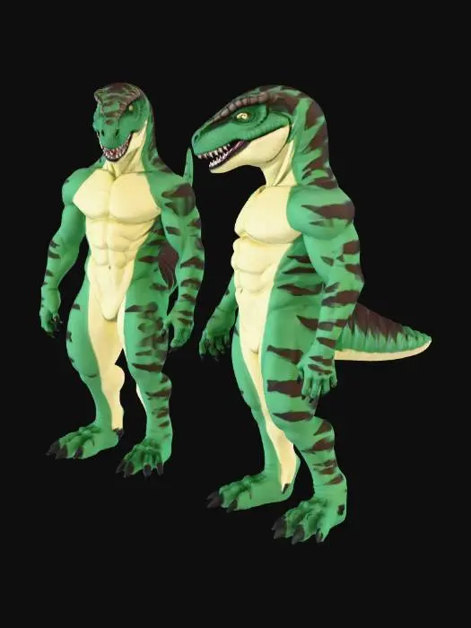 3D model for Dino Duo