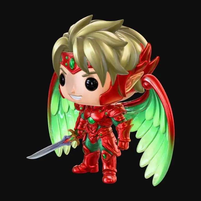 3D model for Winged Warrior