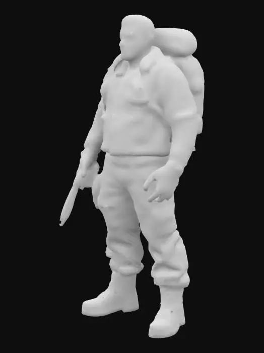 3D model for Survivalist character