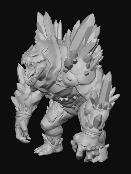 3D model for Crystal Guardian