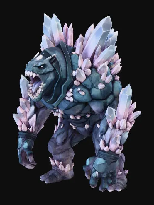 3D model for Crystal Guardian