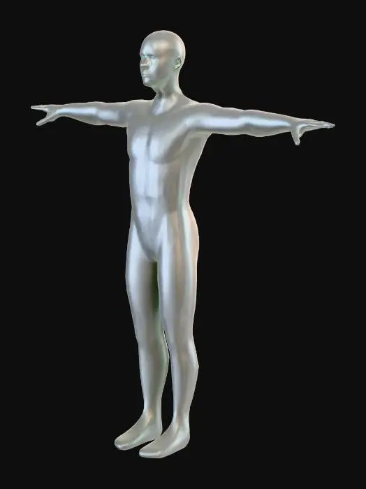 3D model for Androgynous Body