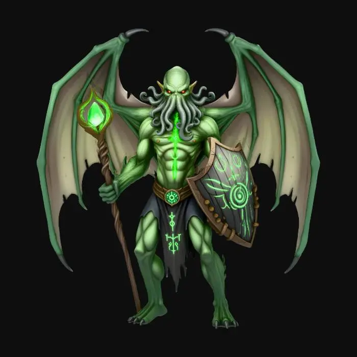 3D model for Cthulhu Guardian