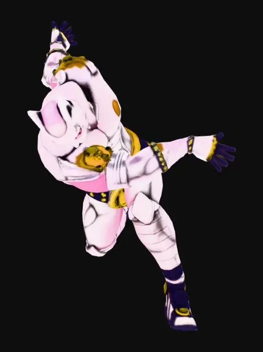 3D model for Mysterious Pose Warrior