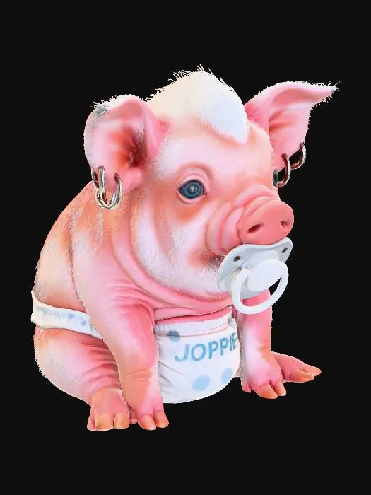 3D model for Pacifier Piglet