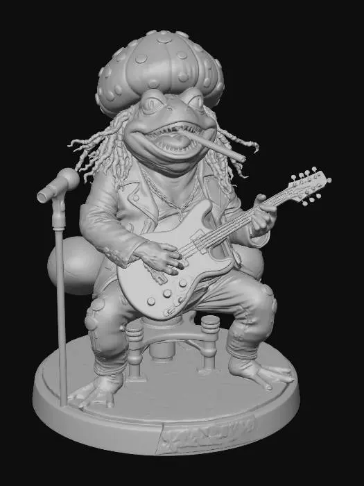 3D model for Toad Rock