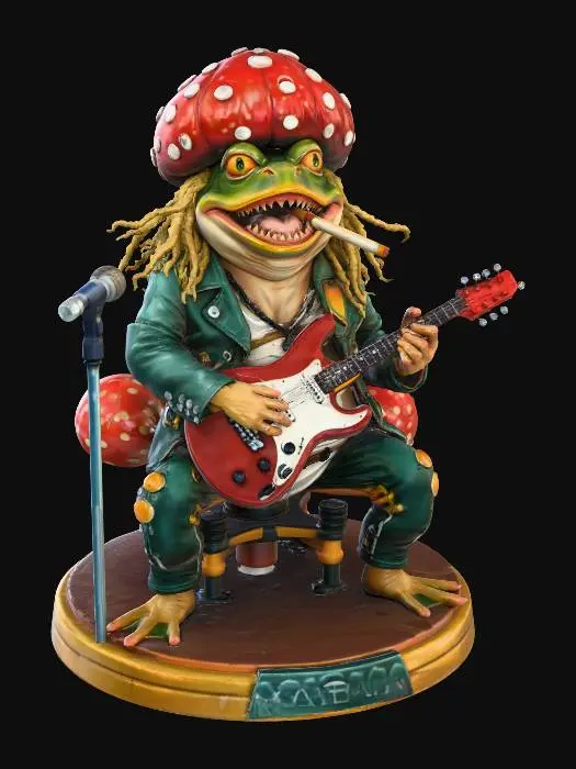 3D model for Toad Rock