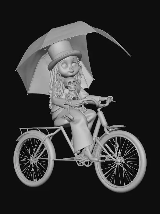3D model for Skelly Doll