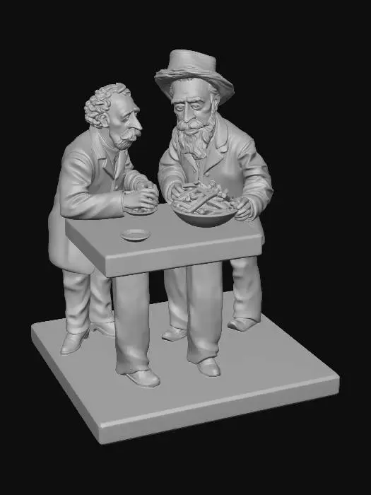3D model for Van Gogh's Dinner Duo